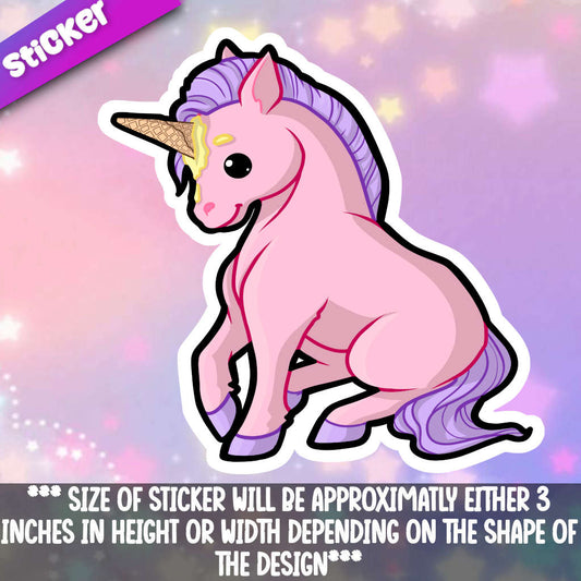 Unicorn with Ice Cream