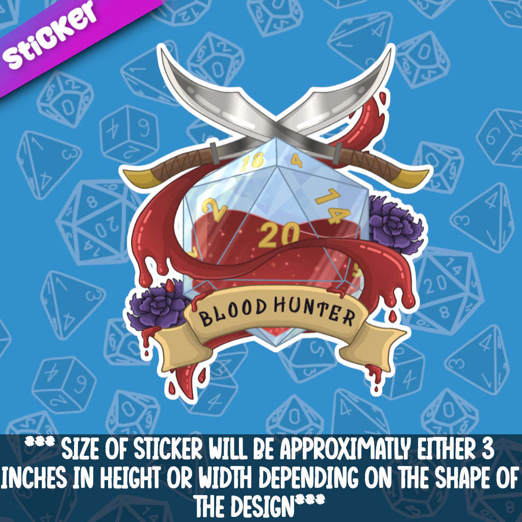 Blood Hunter Class Dice
