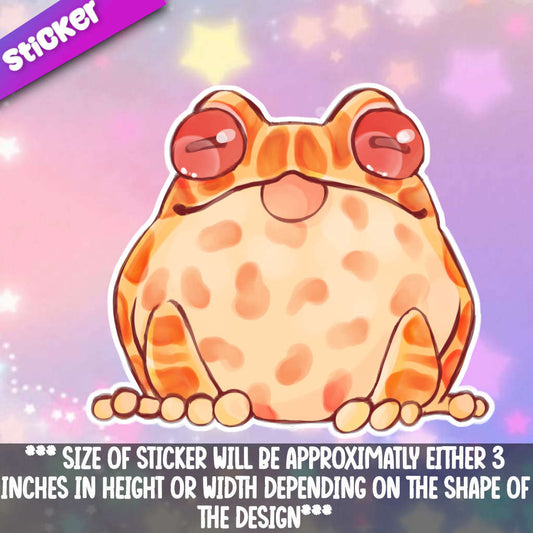 Strawberry Pac-Man Frog