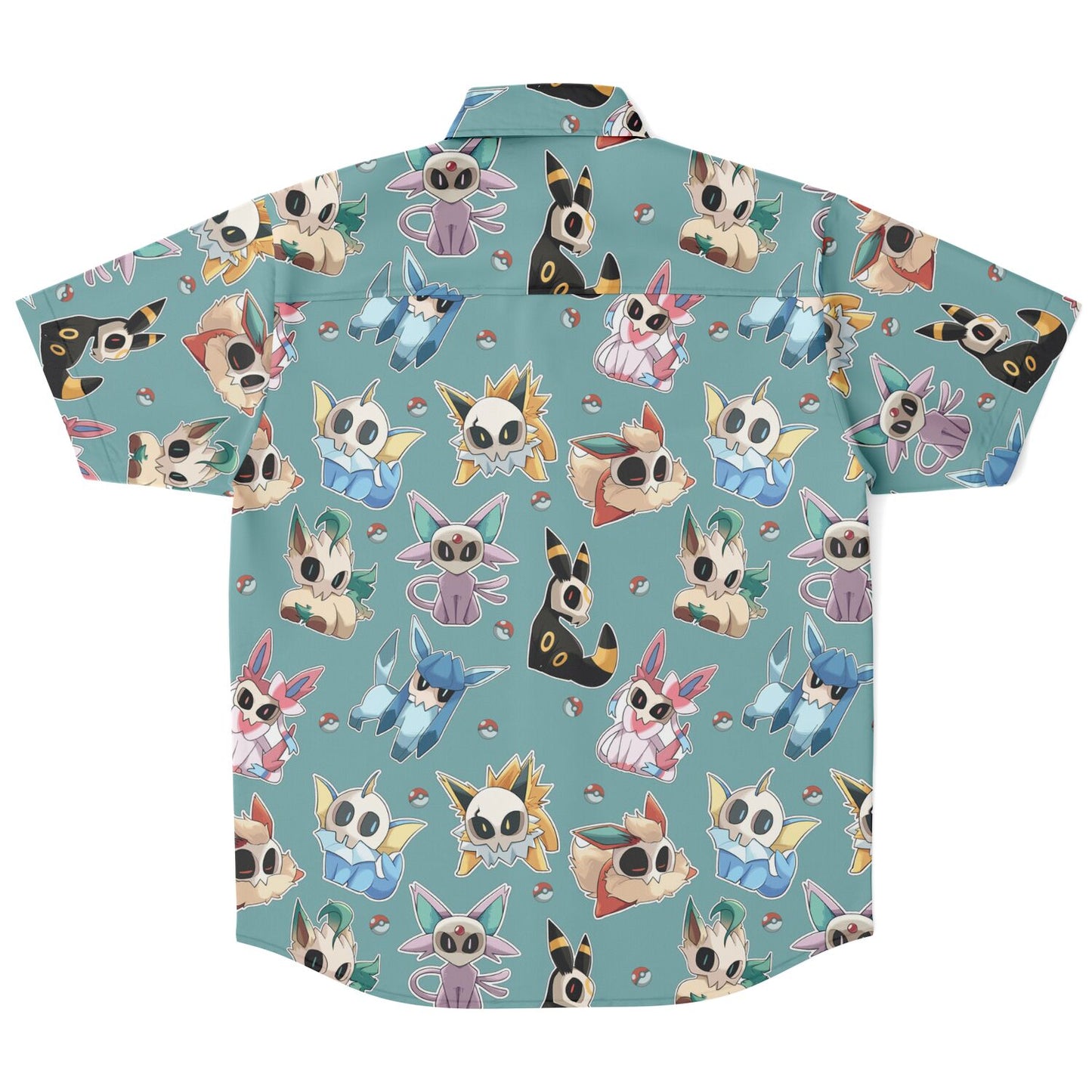 "EVILutions" Short Sleeve Button Down Shirt