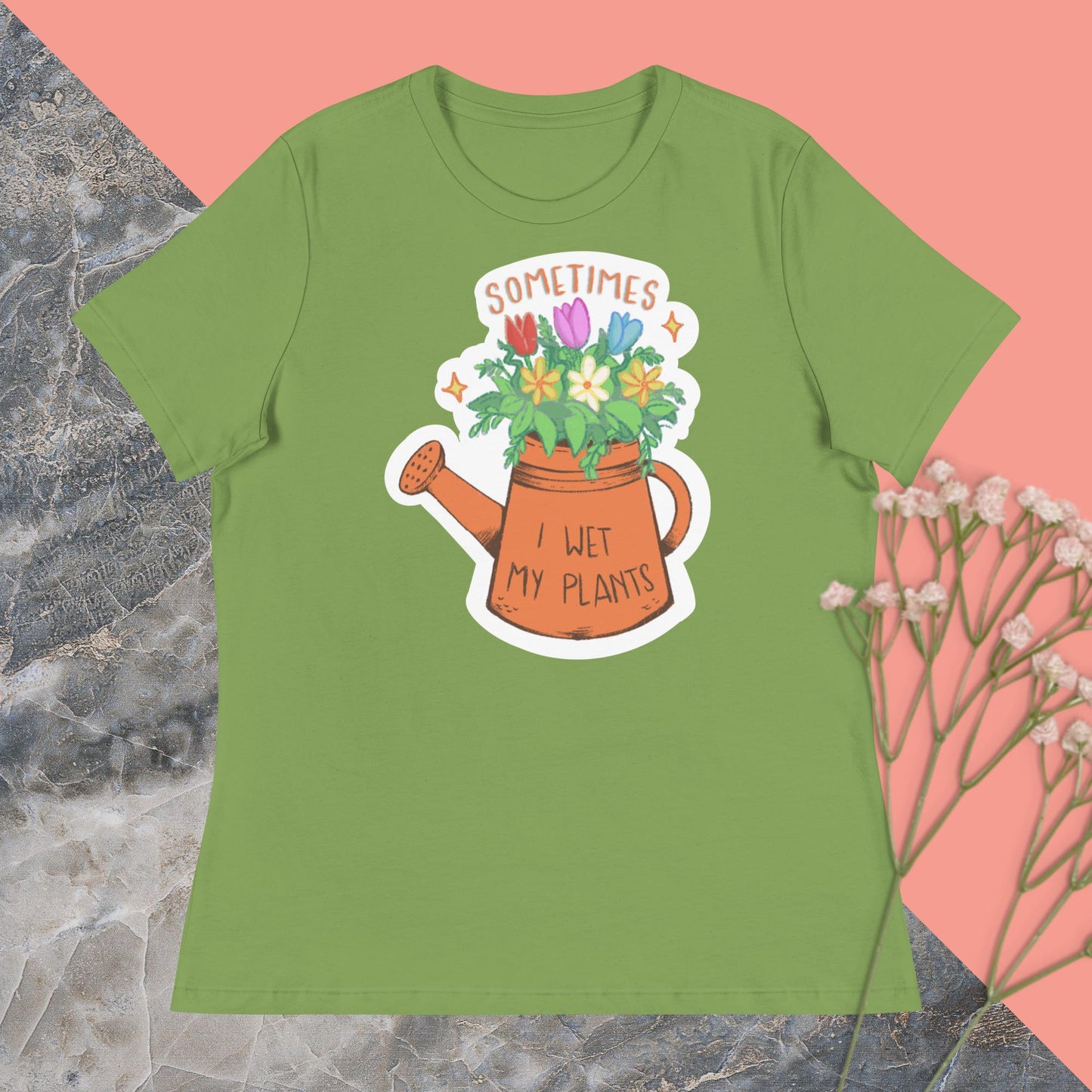 Sometimes I Wet My Plants Women's Relaxed T-Shirt