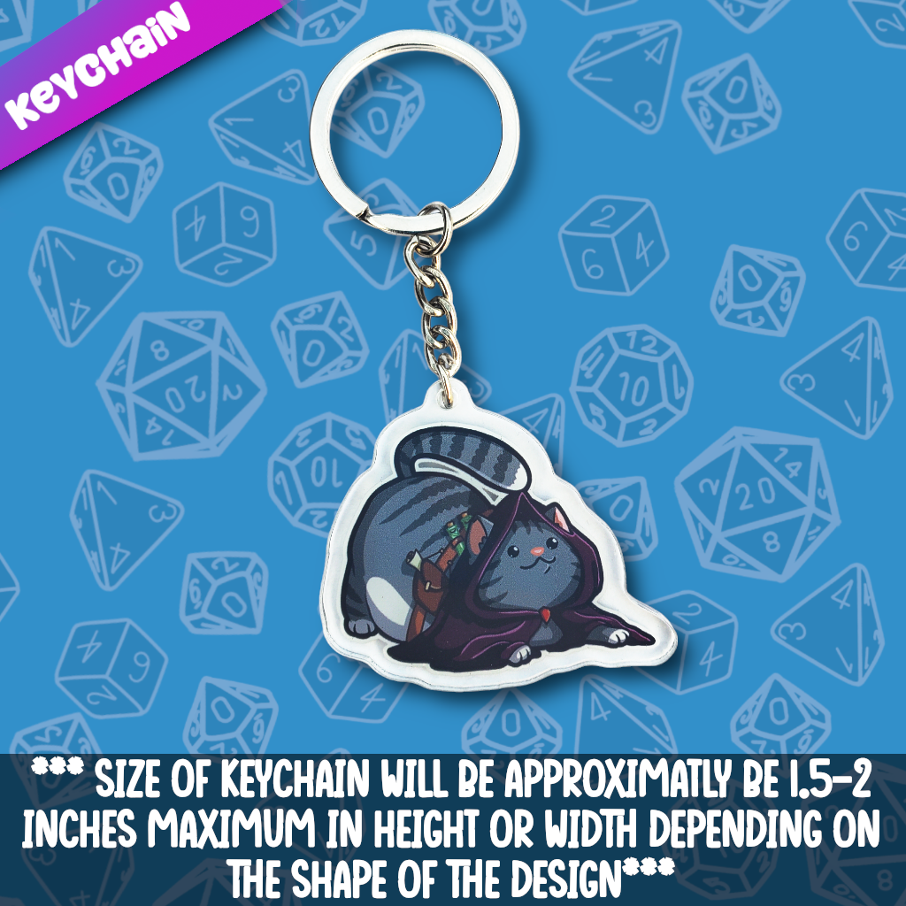 10 Cat- Sorcerer keychain