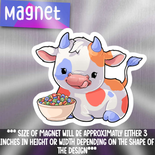 Cow- Cereal magnet