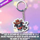 Cow- Cowboy Acrylic Keychain