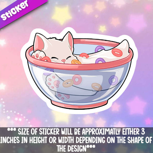 Cat Bowl of Cereal