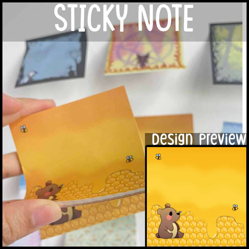 Honey Bear 1 Sticky Note