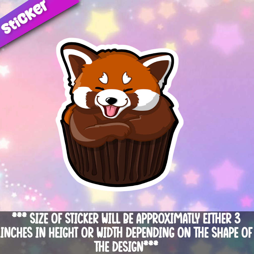 Red Panda Cupcake