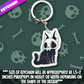 23 Skull Kitty-Original keychain