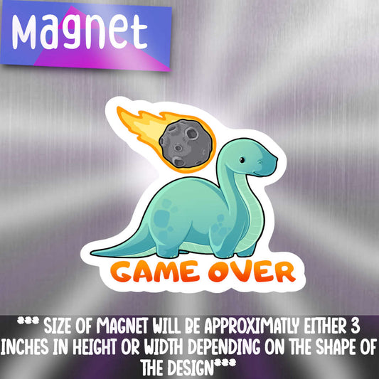 Brontosaurus- Game Over magnet