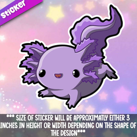 Axolotl 2- Purple