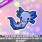 Axolotl 3- Blue