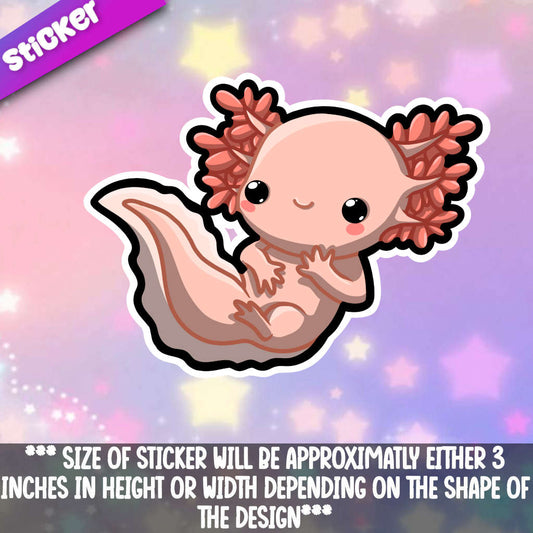 Axolotl 4- Pink