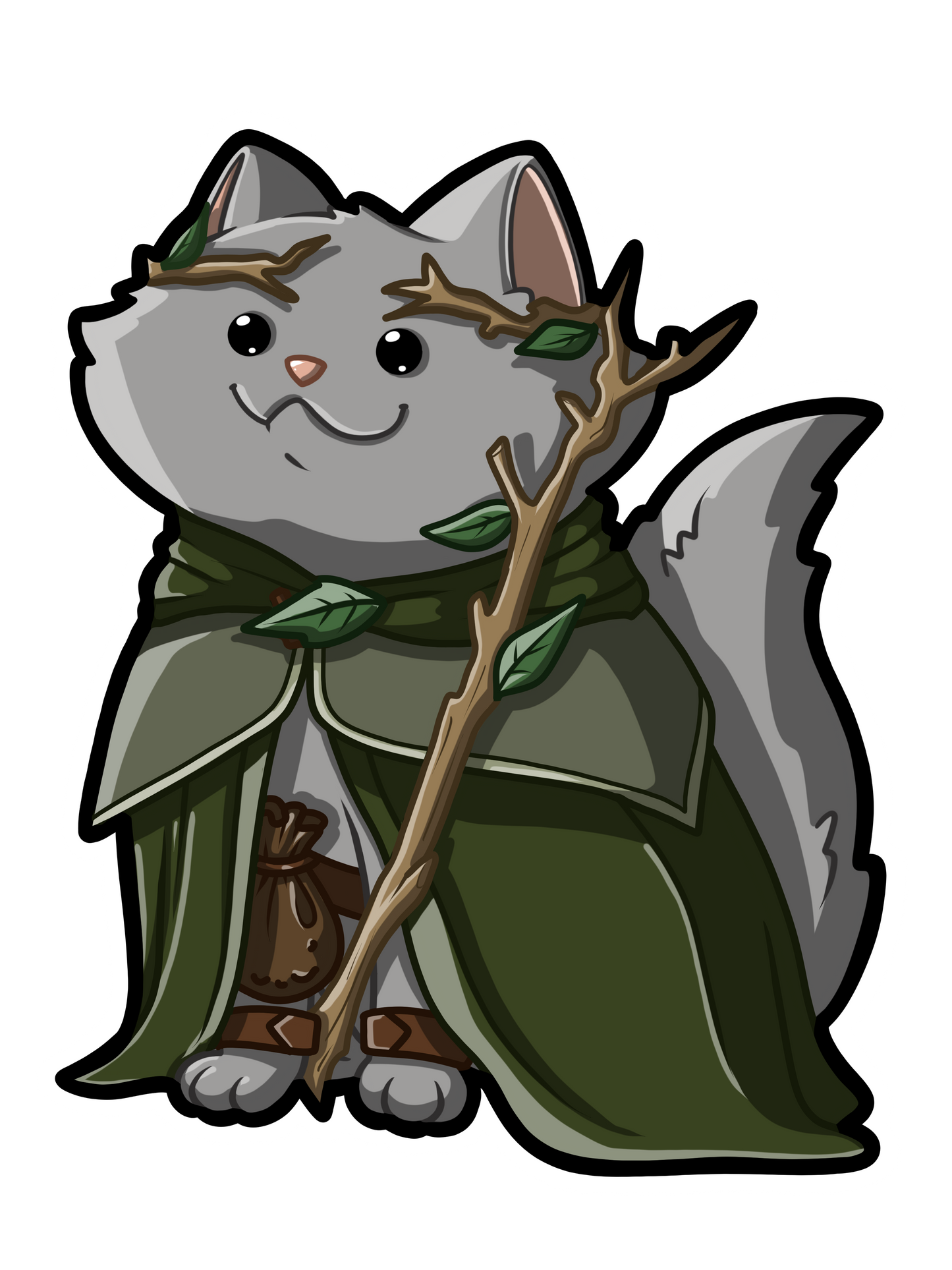 Cat- Druid Acrylic Keychain