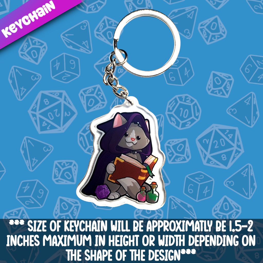 Cat-GM Acrylic Keychain