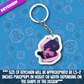 Roll For Purrsuation keychain