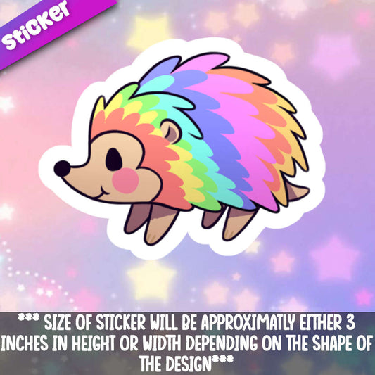 Hedgehog- Rainbow