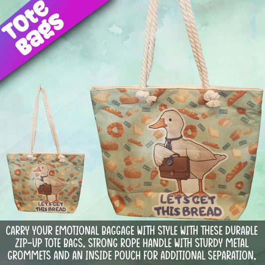 Lets Get This Bread Tote Bag