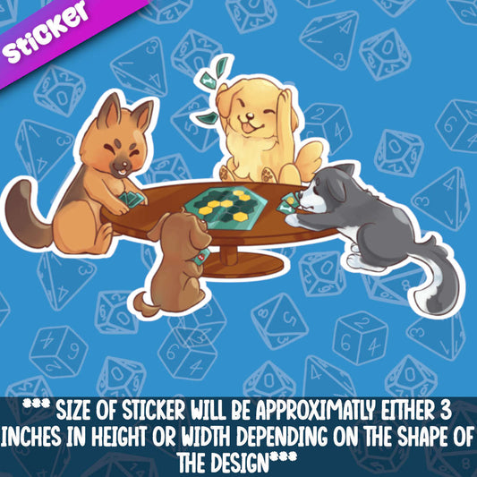 Board Game Playing Dog