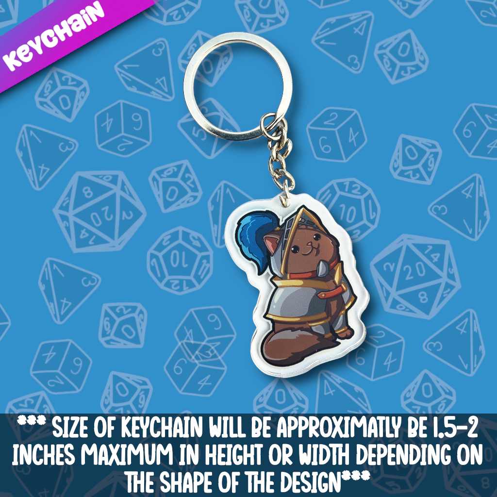 7 Cat- Paladin keychain