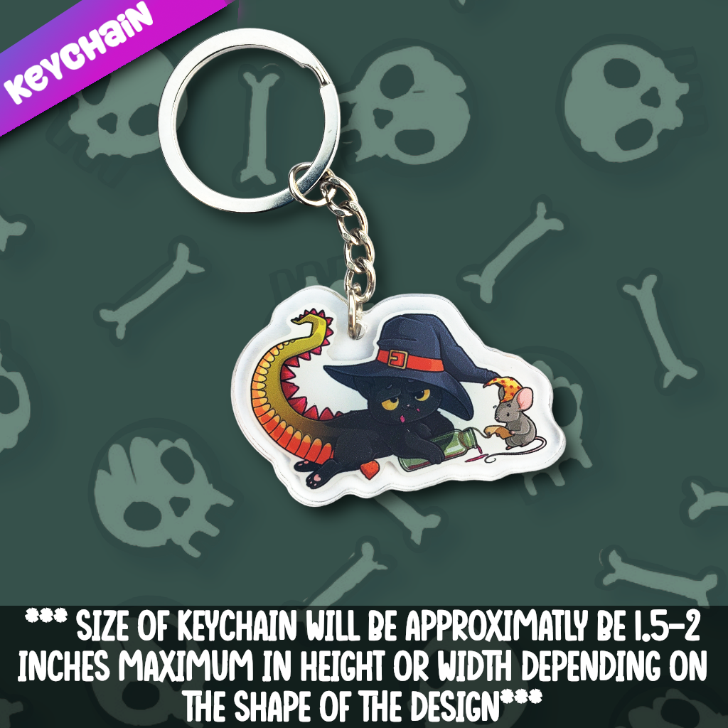 Purrlin- Wrong Potion Acrylic Keychain