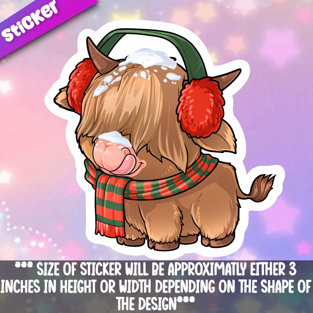 Highland Cow- Winter