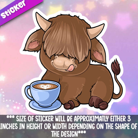 Highland Cow- Coffee