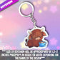 Highland Cow- Coffee Acrylic Keychain