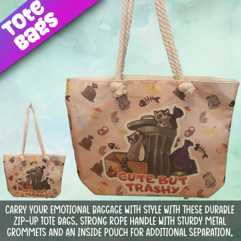 Cute but Trashy Tote Bag