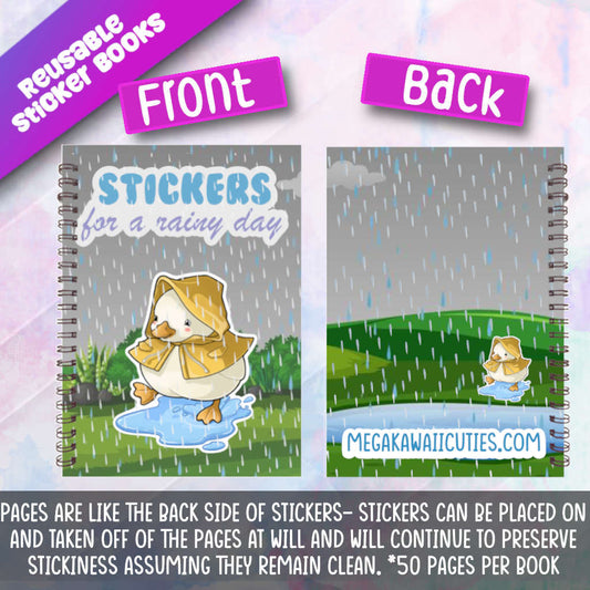 Stickers for a Rainy Day Re-usable Sticker Book