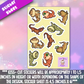 Bearded Dragon Sticker Sheet