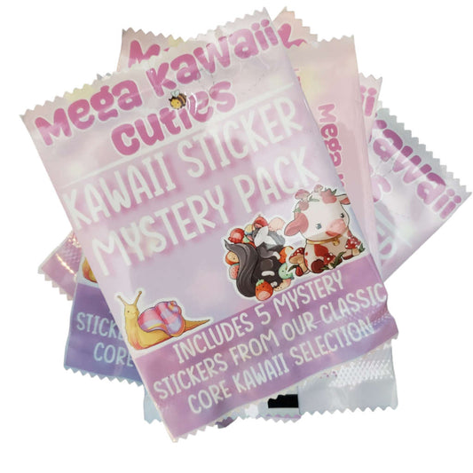 Kawaii Mystery Sticker Pack (Includes 5 Sticker)