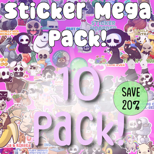 10 pack sticker bundle