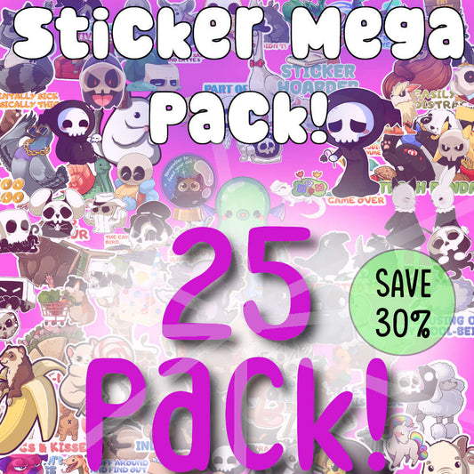 25 Sticker Bundle Pack
