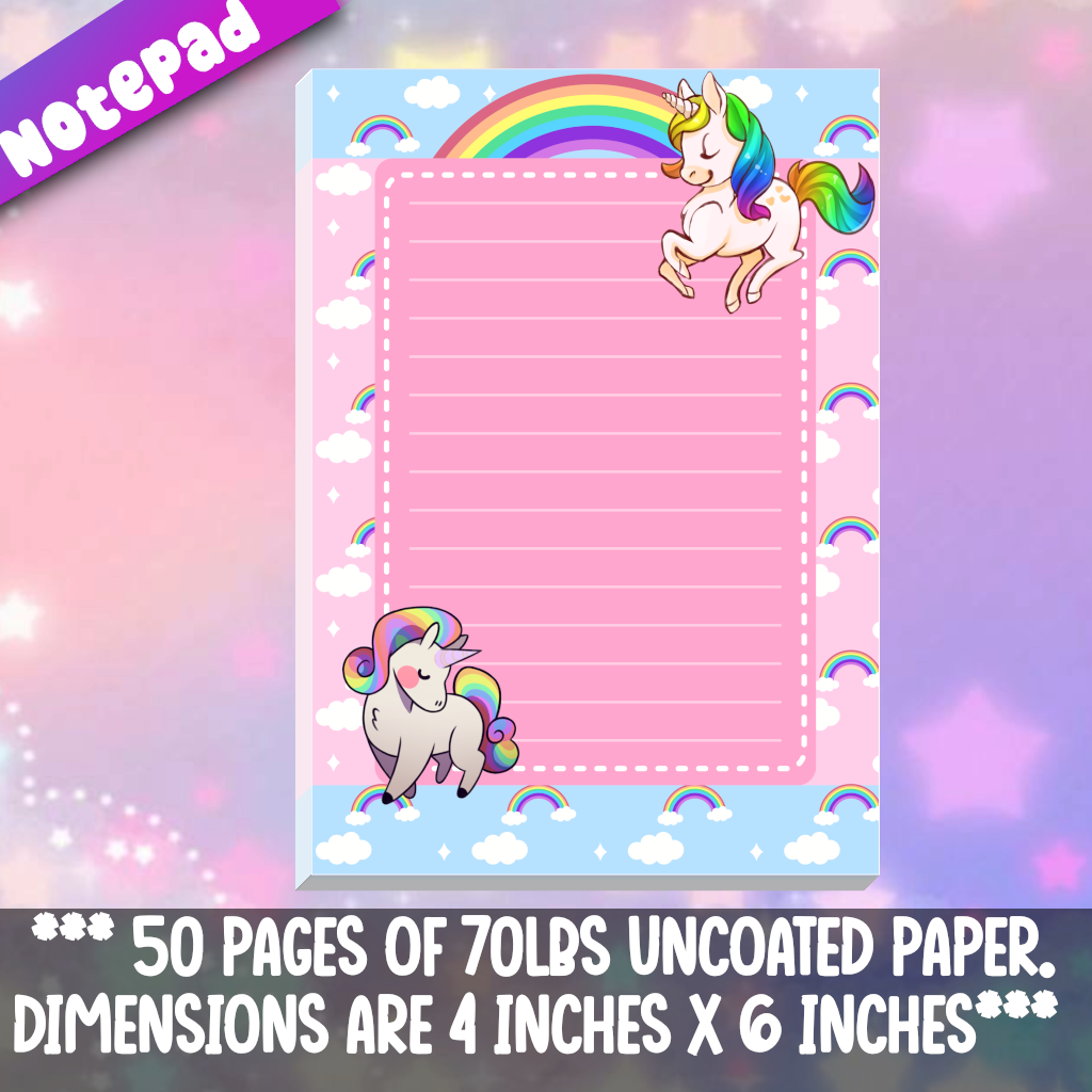 Unicorn Notepad